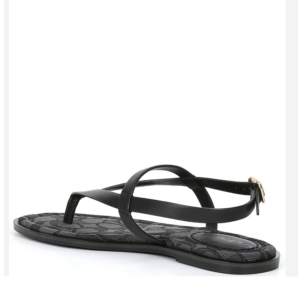 COACH
Women's Josie Strappy Flat Sandals in black - Picture 3 of 7